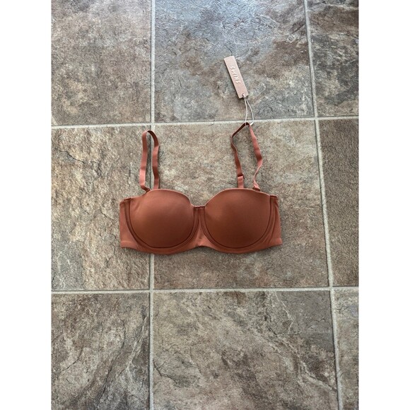 Skims Fits Everybody Strapless Bra Bronze 32B - Picture 2 of 7